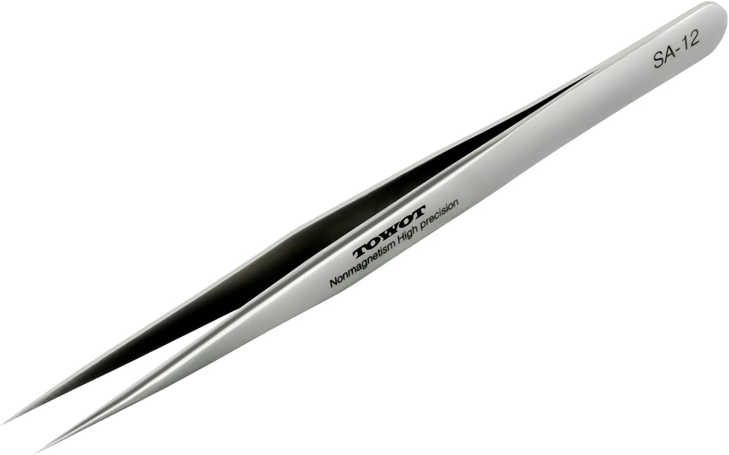 Precision Tweezers, Stainless Steel Pointed Tweezers for Craft, Electronics, Soldering, Medical and Experimental Work, Jewelry-Making, Industrial Tweezers, by TOWOT Visit the TOWOT Store