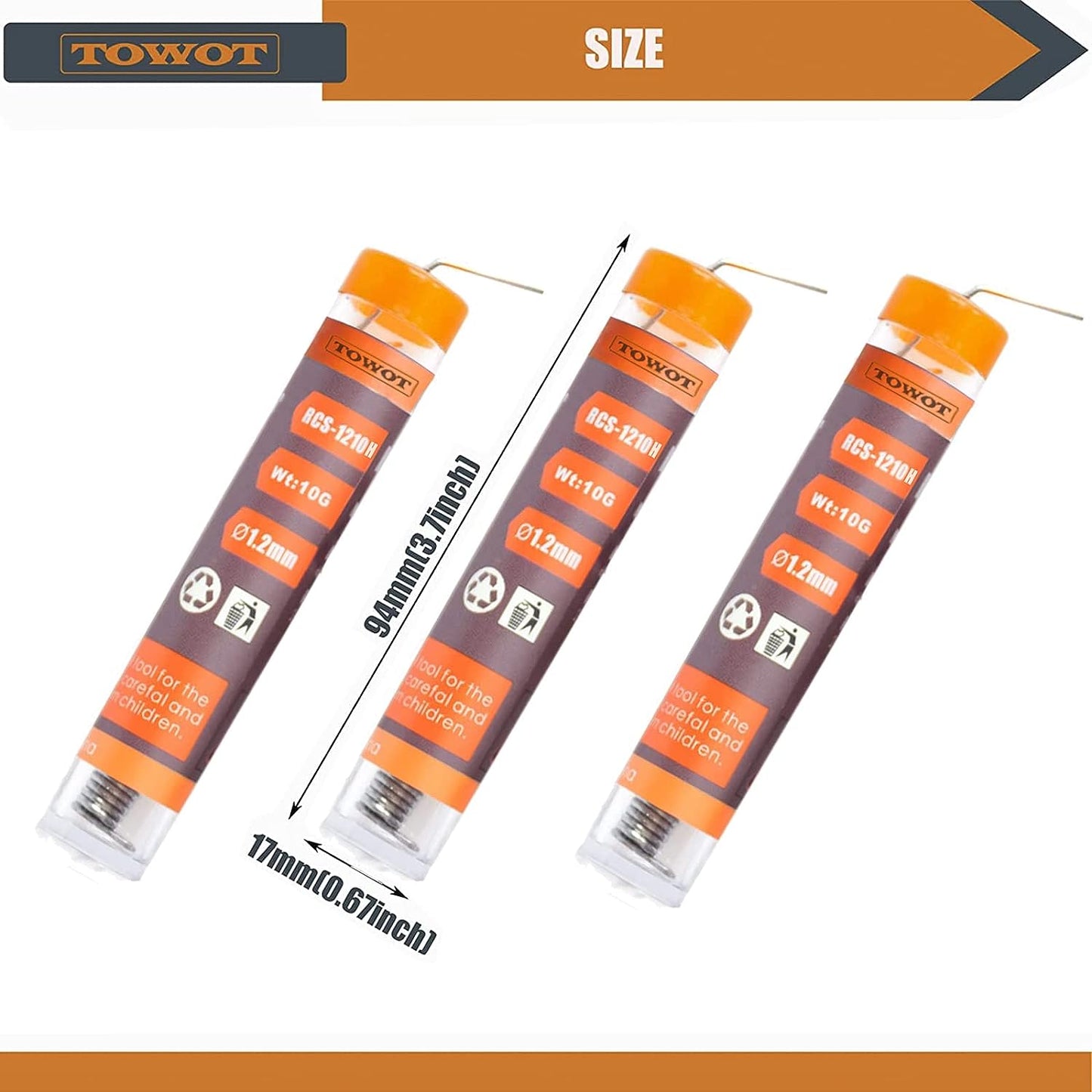 TOWOT 63-37 High Purity Tin Lead Rosin Core Solder Wire for Electrical Soldering, 10g Tin Lead Rosin Core Flux Iron Welding Tool