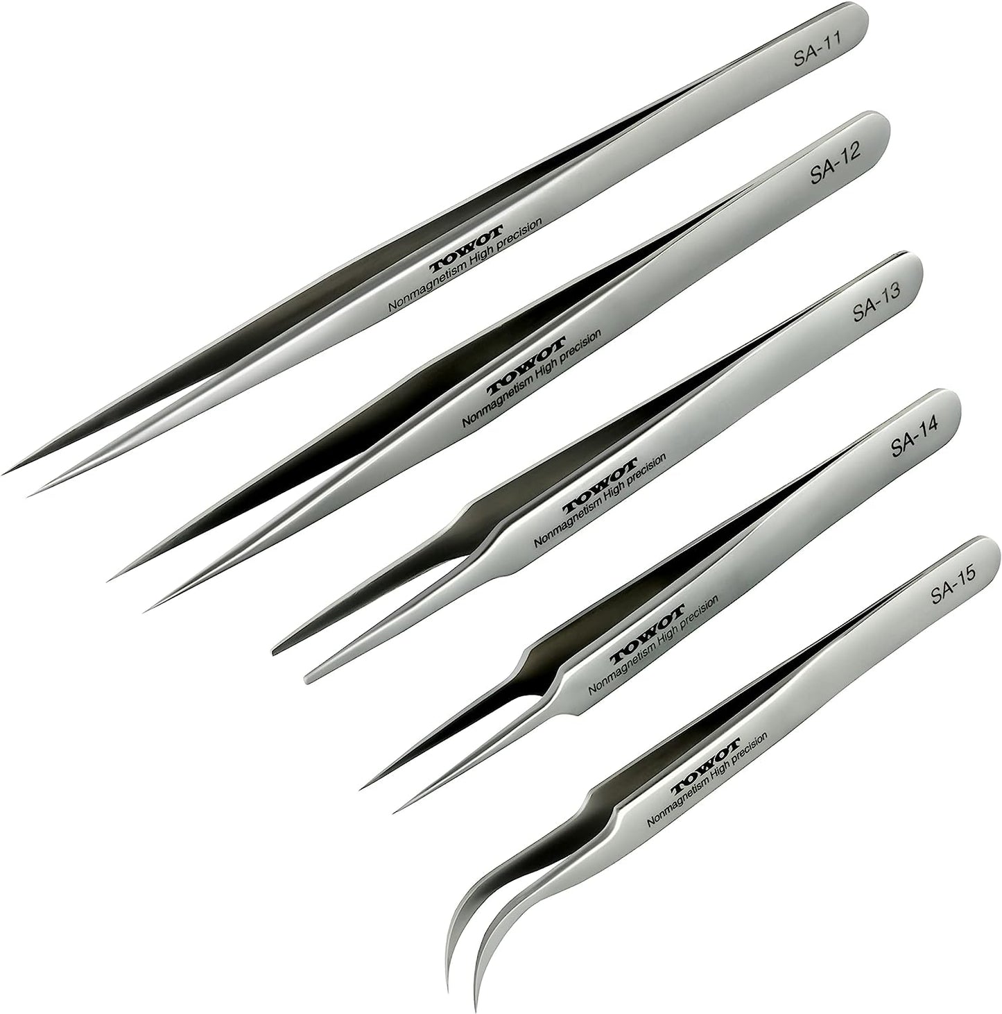 TOWOT Tin Lead Rosin Core Solder Wire for Electrical Soldering, Content 1.8% Solder flux Sn60-Pd40 (1.0mm, 100g) & Precision Tweezers, 5 PCS Machine Tweezers Made of Stainless Steel Heat Resistant fo
