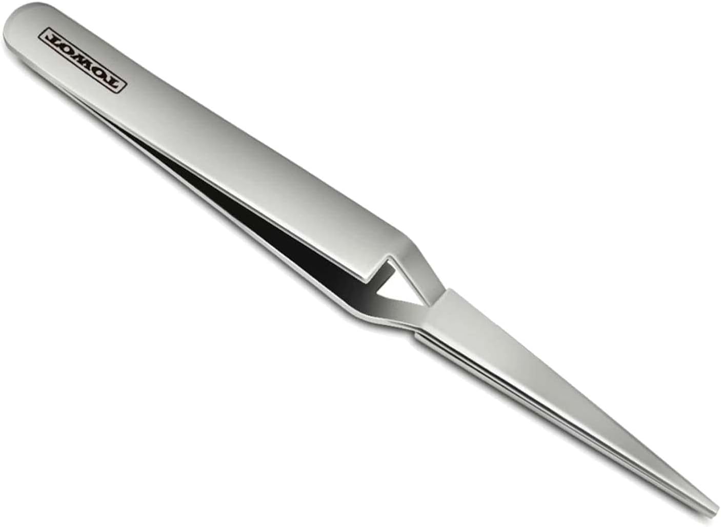 TOWOT Precision Tweezers Reverse Tweezers For Electronic Soldering Precision Reverse Ceramic Tweezers Non-Conductive Heat Resistant (Reverse Tweezer Set)