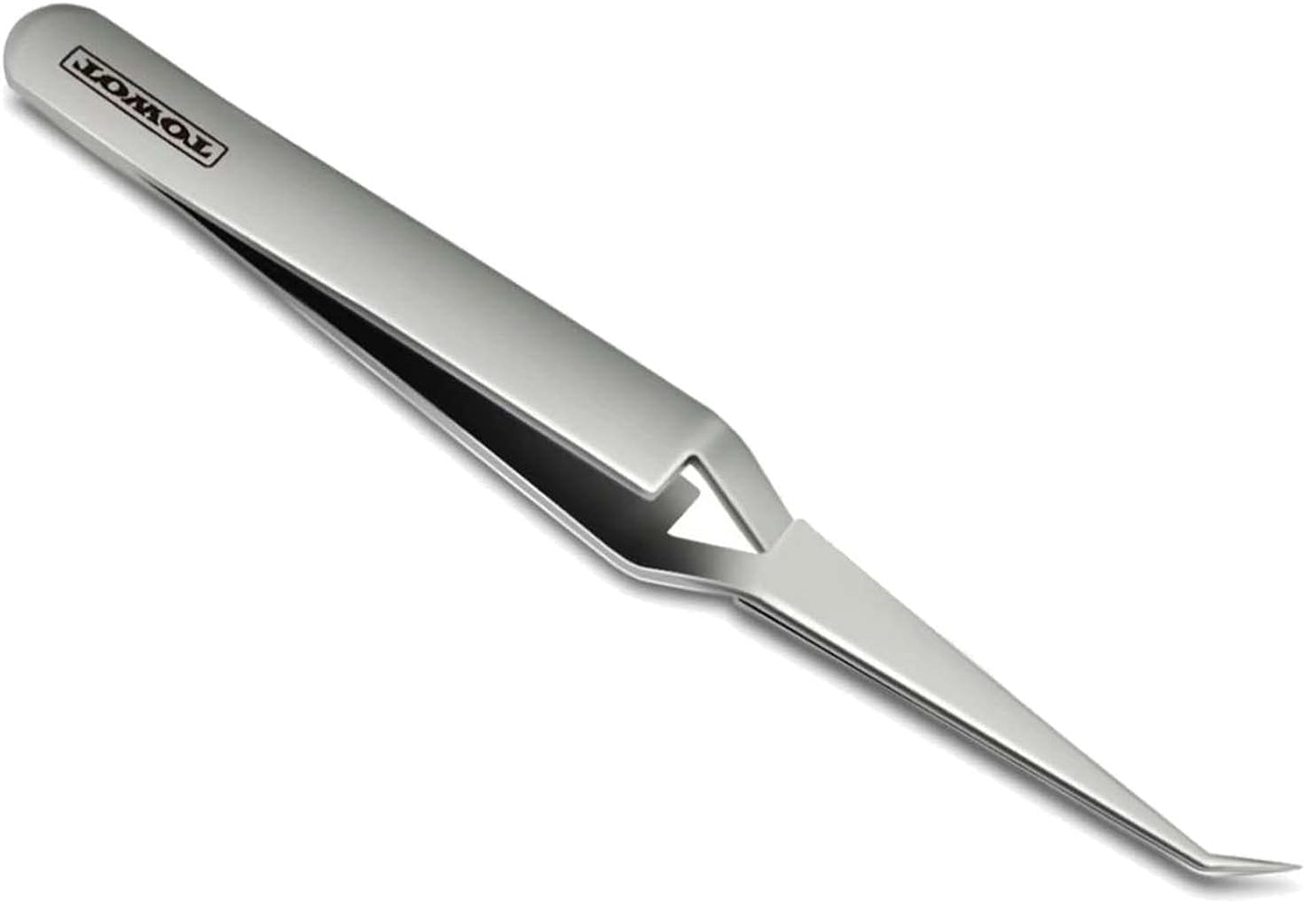 TOWOT Precision Tweezers Reverse Tweezers For Electronic Soldering Precision Reverse Ceramic Tweezers Non-Conductive Heat Resistant (Reverse Tweezer Set)